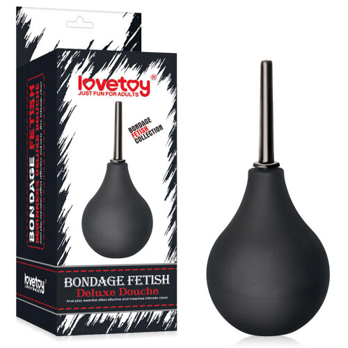Čierna gumená hruška na klystír irigátor análny 160 ml - 70230983