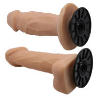 Realistický nastaviteľný strap-on pre páry s dvoma dildami - 76782492 - 5