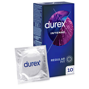 Durex Intense Kondómy s výstupkami a špeciálnym lubrikantom 10 ks - 78236317