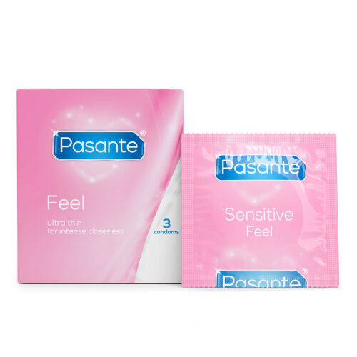 Pasante Feel tenké kondómy so zásobníkom 3 ks - 77120183