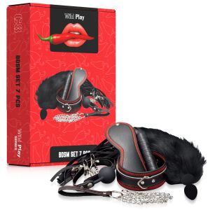Luxusná sada BDSM EROSPACE WILD PLAY C8 7 produktov - 75390158