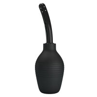 Čierny intímny irigátor s hruškou na análnu sprchu 310 ml - 74021258 - 2