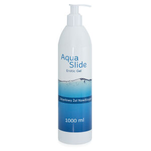 Aqua Slide Erotic Gel lubrikant vodný gél intímny 1000 ml - 78771511