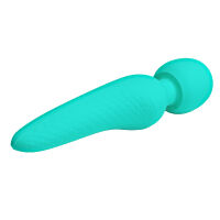 Zelený super mäkký silikónový masážny prístroj Wand, 35 vibrácií - 74787914 - 5