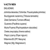 Výživový doplnok V-Activ for Men - na podporu potencie - 20 kapsúl - 3