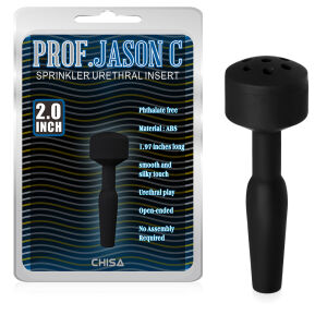 Čierny unisex dilatátor močovej trubice 5,2 cm BDSM - 73270554