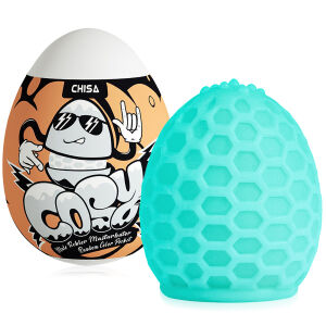 Modré gélové vajíčko masturbátor s lubrikantom pre mužov - 78142419