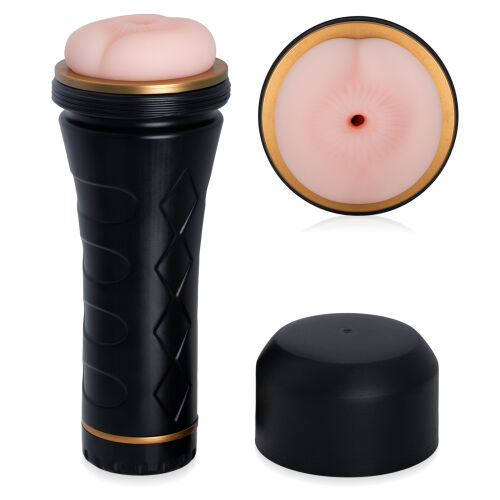Realistický masturbátor análny otvor v elegantnej tube 26 cm - 71405891