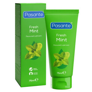 Mätový ochutený lubrikačný gél Pasante Fresh Mint 75 ml - 78325246
