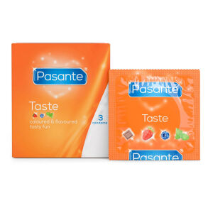 Pasante Taste ochutené kondómy 3 ks - 72385775
