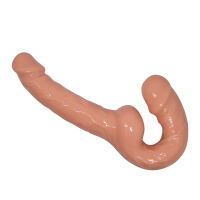 Samonosný strap on dvojité dildo pre páry pegging 25 cm - 70266474 - 6