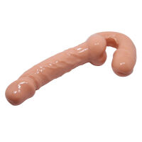 Samonosný strap on dvojité dildo pre páry pegging 25 cm - 70266474 - 3