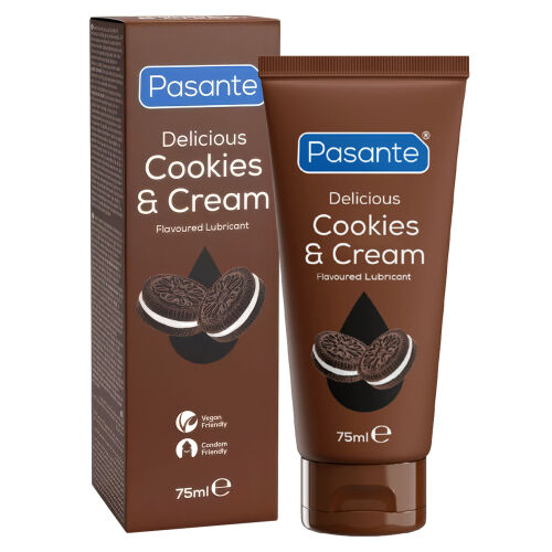 Pasante Delicious ochutený lubrikačný gél čokoládové sušienky 75 ml - 77586070