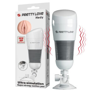 Pánsky masturbátor v tube umelá vagína s vibráciami - 74738850