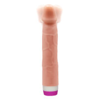 Realistický anatomický vibrátor telový penis s otočným ovládačom 21,5 cm - 77174857 - 2