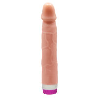 Realistický anatomický vibrátor telový penis s otočným ovládačom 21,5 cm - 77174857 - 4