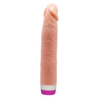 Realistický anatomický vibrátor telový penis s otočným ovládačom 21,5 cm - 77174857 - 6