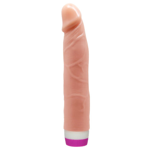 Realistický anatomický vibrátor telový penis s otočným ovládačom 21,5 cm - 77174857
