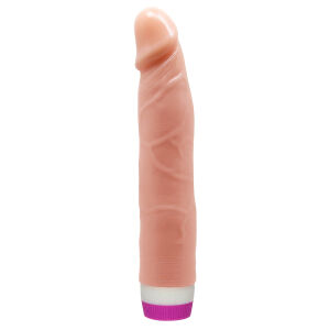 Realistický anatomický vibrátor telový penis s otočným ovládačom 21,5 cm - 77174857