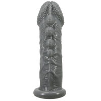Stimulujúci návlek zväčšujúci penis s výčnelkami a páskou - 71427604 - 4