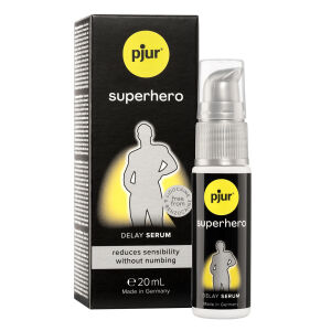 Pjur Superhero stimulačné sérum na oddialenie ejakulácie 20 ml - 77622050