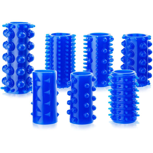 SADA 7 STIMULAČNÍCH NÁVLEKŮ S VÝSTUPKY NA PENIS – 78549197