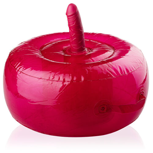 Nafukovacie kreslo s umelým penisom dildo 15 cm - 77804237