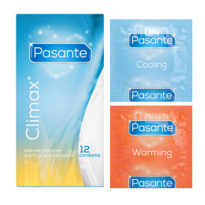 Pasante Climax kondómy chladivé a hrejivé 12 ks - 74385011