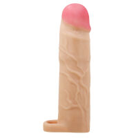 Telový realistický návlek na zväčšenie penisu + 7,6 cm - 73309188 - 3