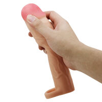 Telový realistický návlek na zväčšenie penisu + 7,6 cm - 73309188 - 5