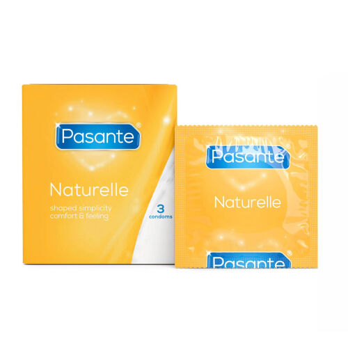 Pasante Naturelle klasické prezervatívy so zásobníkom 3 ks - 74016489