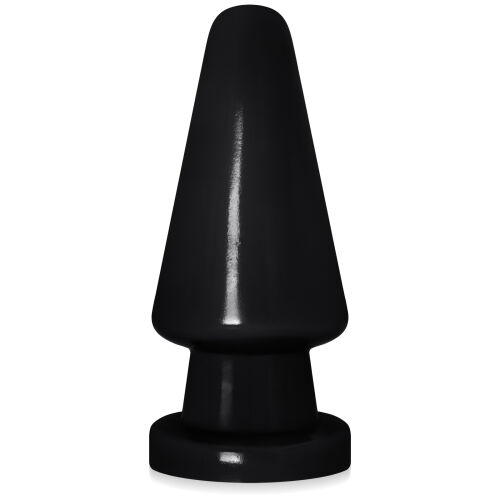 Čierna análna zátka 16,5 cm gélová análny kolík so silnou prísavkou - 71013313