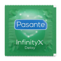 Pasante Infinity X Delay kondómy na oddialenie ejakulácie 12 ks - 79986046 - 2